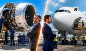 Read more about the article Manufacturers of Engines and Planes are at Odds on Future Jet Servicing Earnings