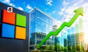 Read more about the article Microsoft’s Market Worth Increased by Around $450 Billion In A Single Day, Setting A Record